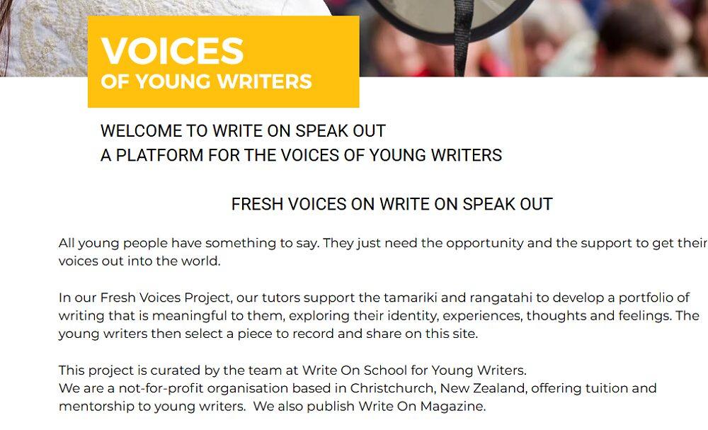 Fresh Voices -Recordings of work from our superstars